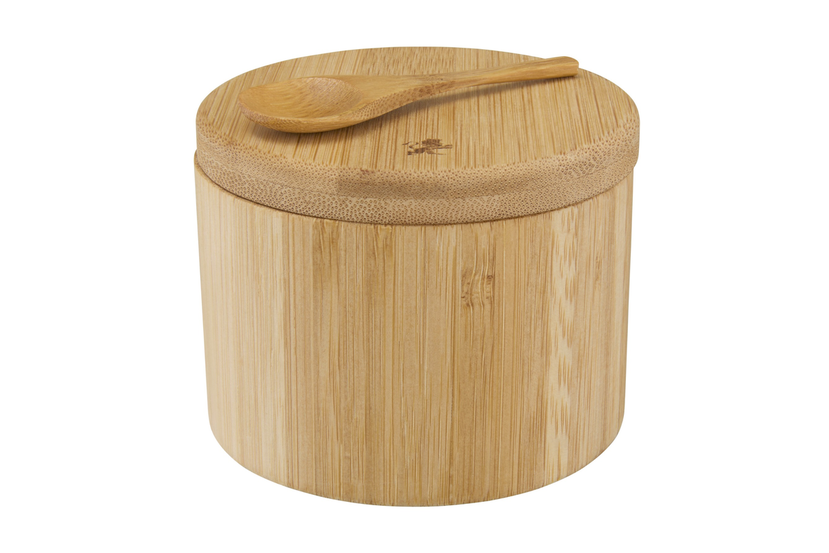 Maxwell & Williams Evergreen Bamboo Salt Box With Spoon