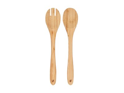 Maxwell & Williams Evergreen Bamboo Salad Server 33cm Set of 3-maxwell-and-williams-What's Cooking Online Store