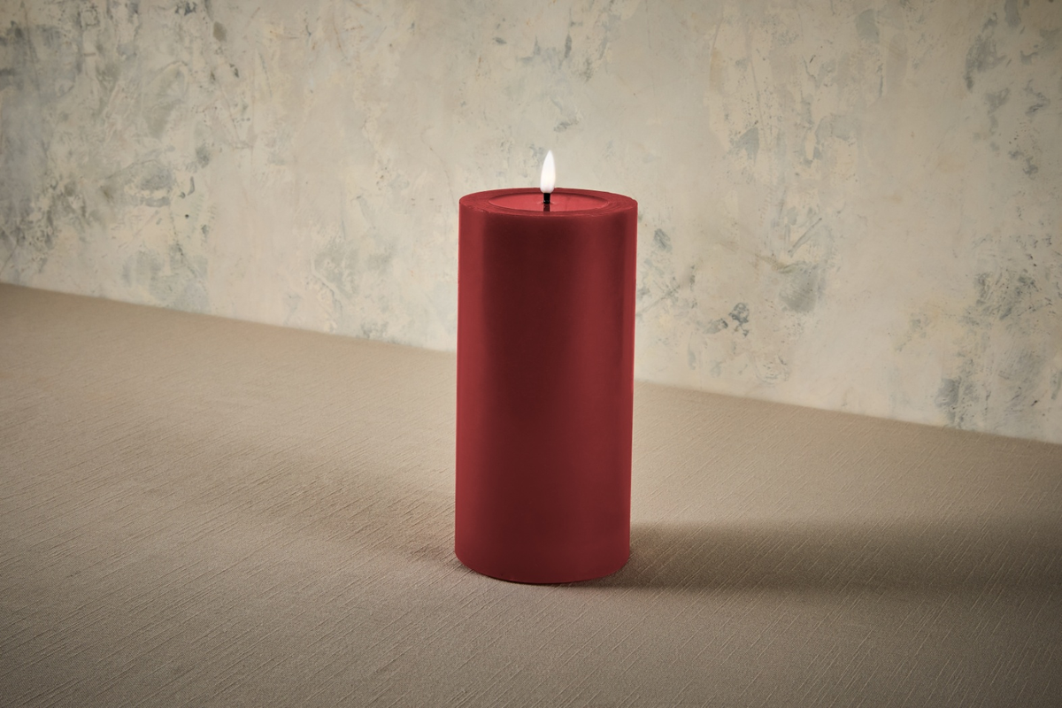 Maxwell & Williams Let's Get Lit LED Flameless Candle 10x20cm Cherry Gift Boxed