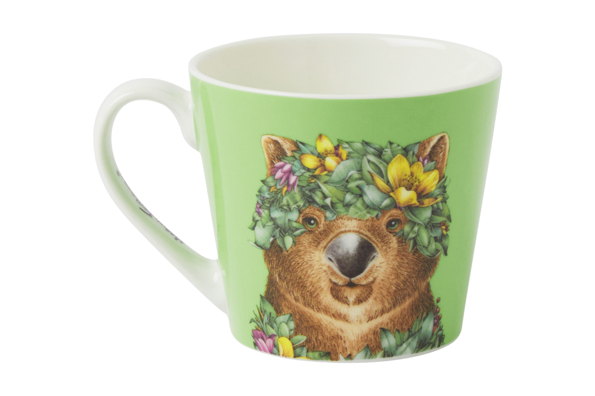 Maxwell & Williams Marini Ferlazzo Wild Planet Mug 370ml Wombat Joey Gift Boxed