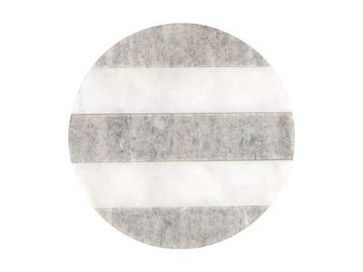 Maxwell & Williams Coaster Collective Round Marble Coaster 10cm Beige Stripe-maxwell-and-williams-What's Cooking Online Store