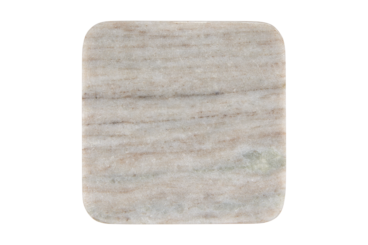 Maxwell & Williams Coaster Collective Square Marble Coaster 10cm Beige