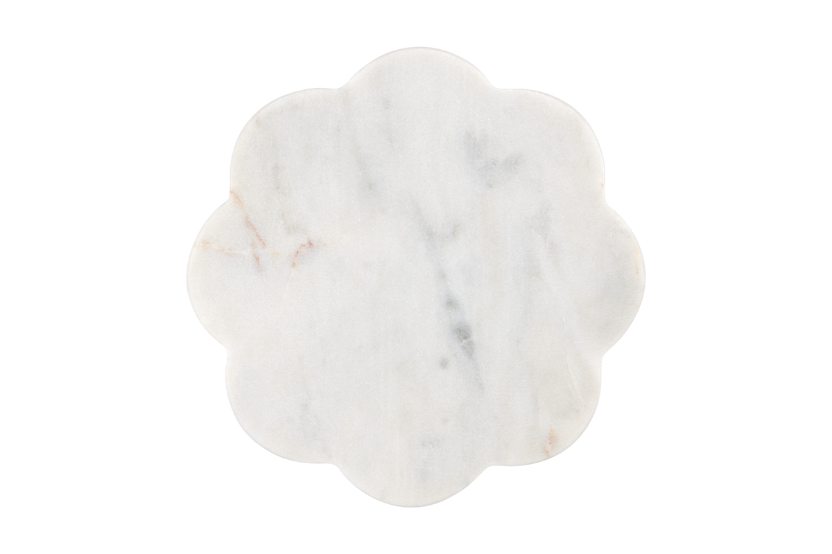 Maxwell & Williams Coaster Collective Scallop Marble Coaster 11.5cm White