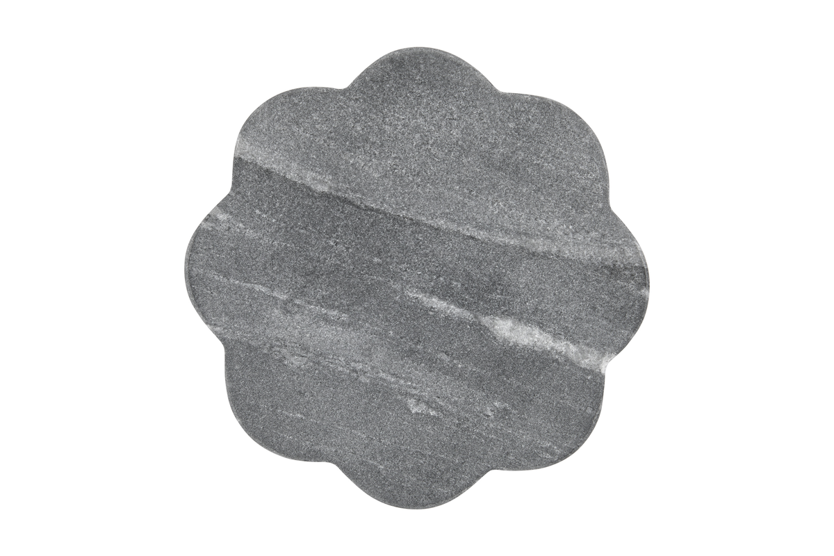 Maxwell & Williams Coaster Collective Scallop Marble Coaster 11.5cm Charcoal