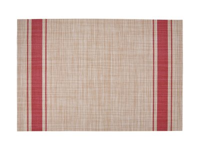 Maxwell & Williams Table Accents Linen Look Placemat 45x30cm Red-maxwell-and-williams-What's Cooking Online Store