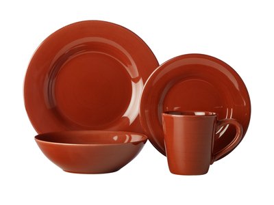 Casa Domani Portofino Dinner Set 16 Piece Gift Boxed Terracotta-casa-domani-What's Cooking Online Store