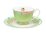 Maxwell & Williams Wicked Pink Goes Good With Green Demi Cup & Saucer 85ML Set of 2 Elphaba Gift Boxed