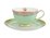 Maxwell & Williams Wicked Pink Goes Good With Green Footed Cup & Saucer 200ML Elphaba Gift Boxed