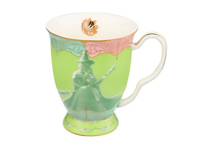 Maxwell & Williams Wicked Pink Goes Good With Green Footed Mug 300ML Elphaba Gift Boxed-maxwell-and-williams-What's Cooking Online Store