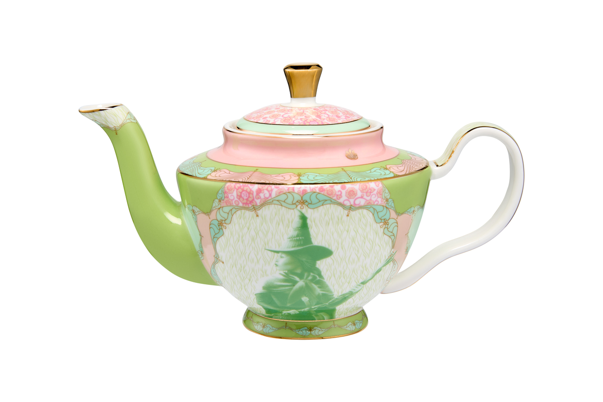 Maxwell & Williams Wicked Pink Goes Good With Green Teapot With Infuser 500ML Elphaba Gift Boxed