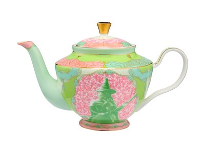 Maxwell & Williams Wicked Pink Goes Good With Green Teapot With Infuser 1L Elphaba Gift Boxed-maxwell-and-williams-What's Cooking Online Store