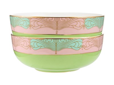 Maxwell & Williams Wicked Pink Goes Good With Green Bowl 12.5x5cm Set of 2 Elphaba Gift Boxed-maxwell-and-williams-What's Cooking Online Store