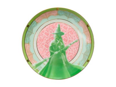 Maxwell & Williams Wicked Pink Goes Good With Green Coupe Plate 19.5cm Elphaba Gift Boxed-maxwell-and-williams-What's Cooking Online Store