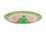 Maxwell & Williams Wicked Pink Goes Good With Green Coupe Plate 19.5cm Elphaba Gift Boxed