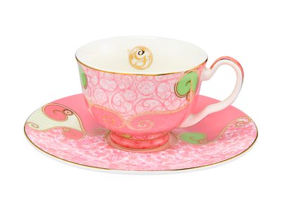 Maxwell & Williams Wicked Pink Goes Good With Green Demi Cup & Saucer 85ML Set of 2 Glinda Gift Boxed-maxwell-and-williams-What's Cooking Online Store