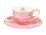 Maxwell & Williams Wicked Pink Goes Good With Green Demi Cup & Saucer 85ML Set of 2 Glinda Gift Boxed