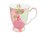 Maxwell & Williams Wicked Pink Goes Good With Green Footed Mug 300ML Glinda Gift Boxed