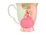 Maxwell & Williams Wicked Pink Goes Good With Green Footed Mug 300ML Glinda Gift Boxed