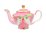 Maxwell & Williams Wicked Pink Goes Good With Green Teapot With Infuser 500ML Glinda Gift Boxed