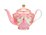 Maxwell & Williams Wicked Pink Goes Good With Green Teapot With Infuser 1L Glinda Gift Boxed