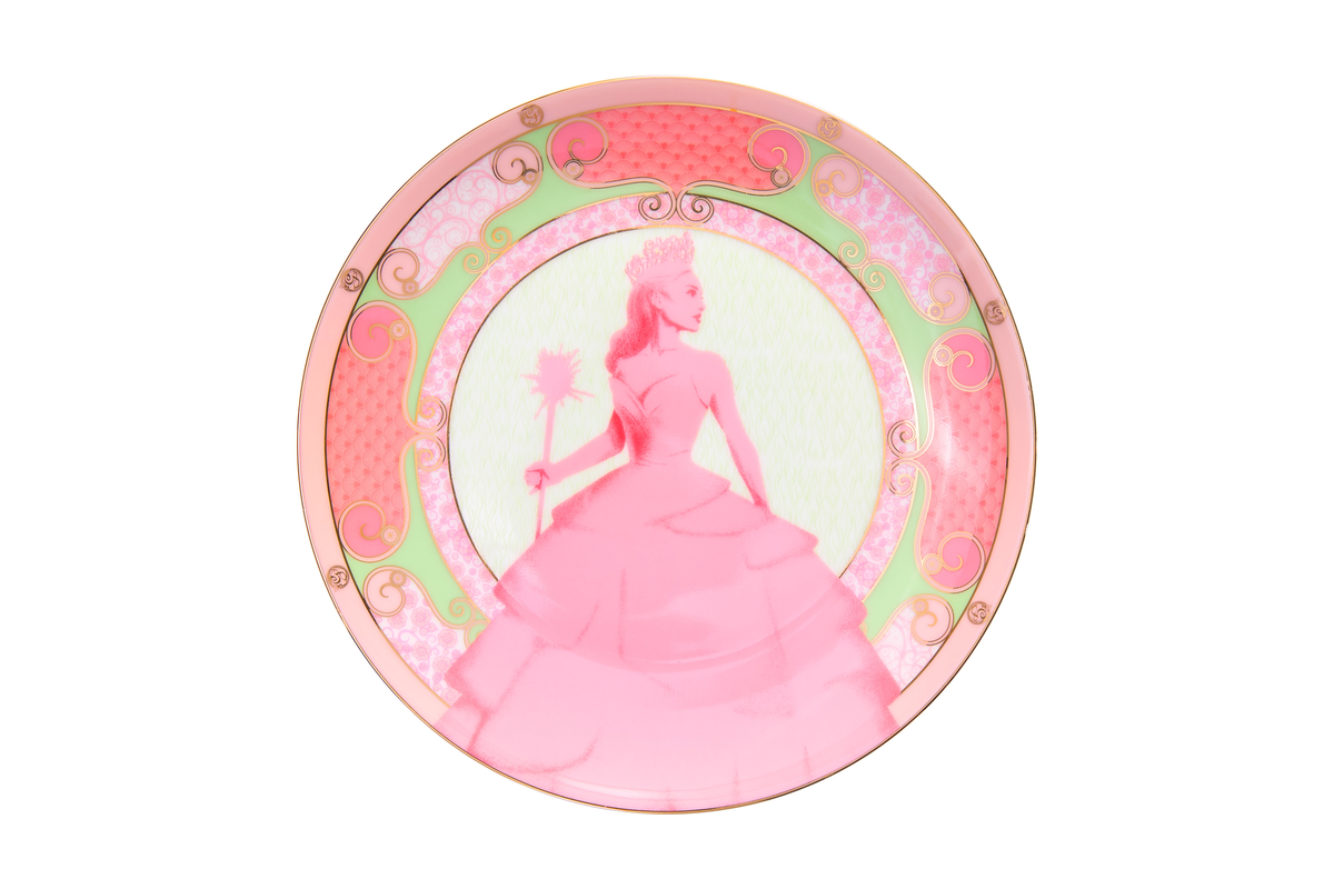 Maxwell & Williams Wicked Pink Goes Good With Green Coupe Plate 19.5cm Glinda Gift Boxed