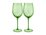 Maxwell & Williams Wicked Pink Goes Good With Green Ribbed Wine Glass Elphaba Set of 2 Gift Boxed