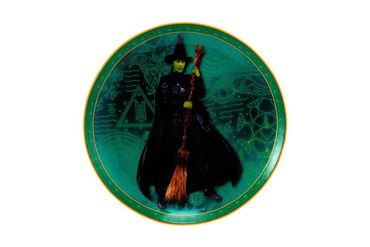 Maxwell & Williams Wicked Magical Coupe Side Plate 19cm Elphaba Gift Boxed