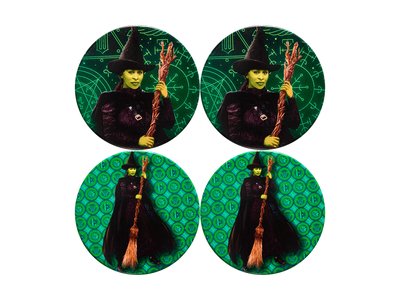 Maxwell & Williams Wicked Magical Ceramic Coaster 10cm Set of 4 Elphaba Gift Boxed-maxwell-and-williams-What's Cooking Online Store