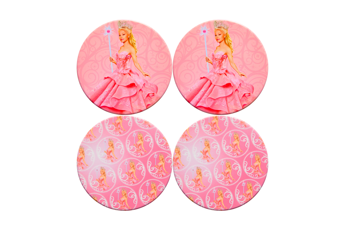 Maxwell & Williams Wicked Magical Ceramic Coaster 10cm Set of 4 Glinda Gift Boxed