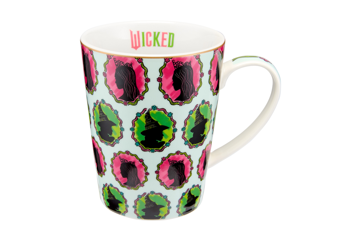 Maxwell & Williams Wicked Magical Conical Mug 450ML Elphaba & Glinda Icons Gift Boxed