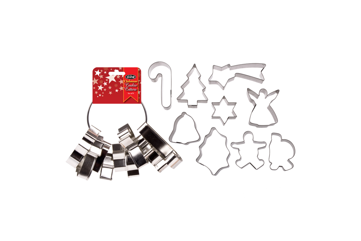 Daily Bake Christmas Cookie Cutters Set of 9