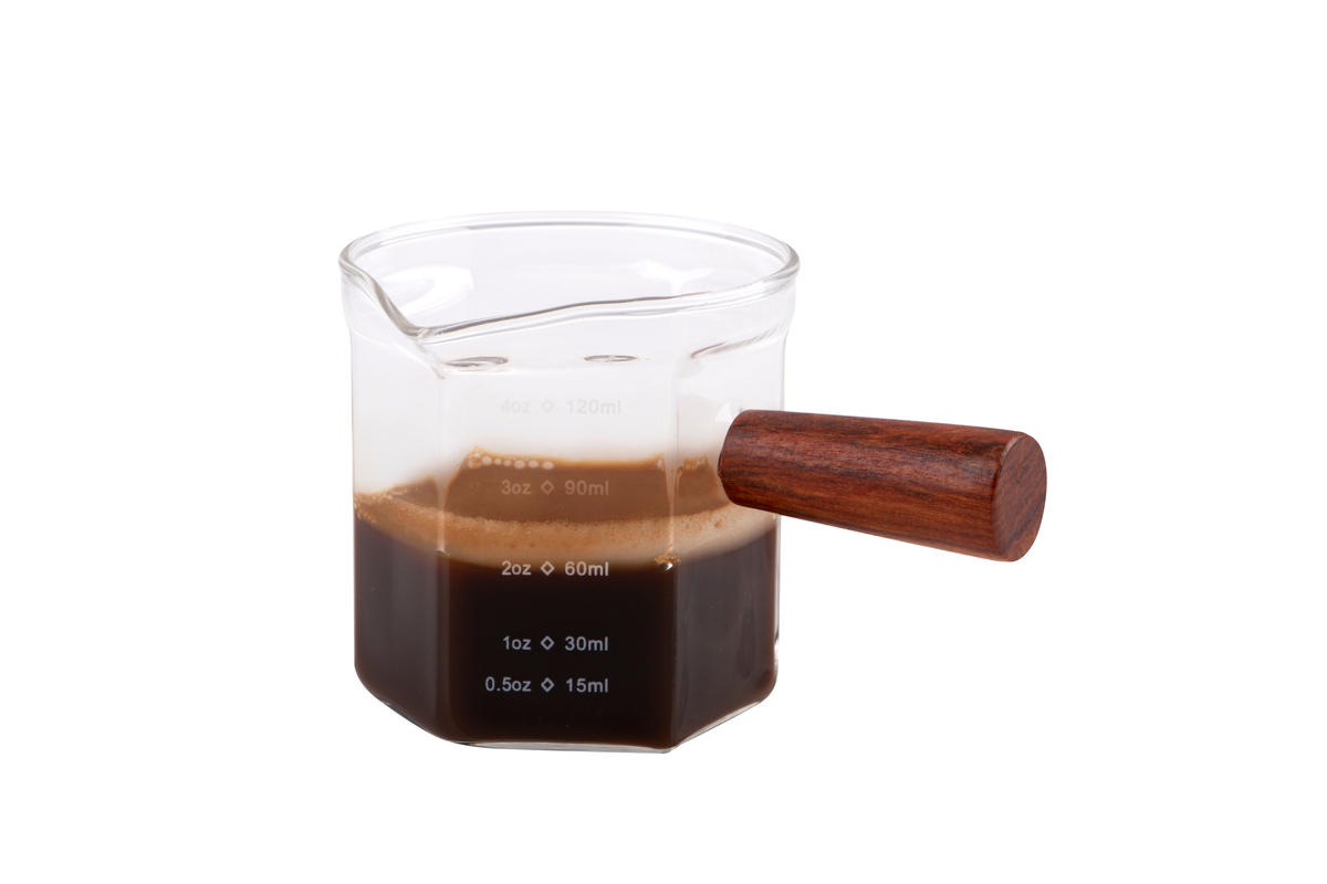 Casabarista Espresso Shot Glass with Wood Handle 120ml