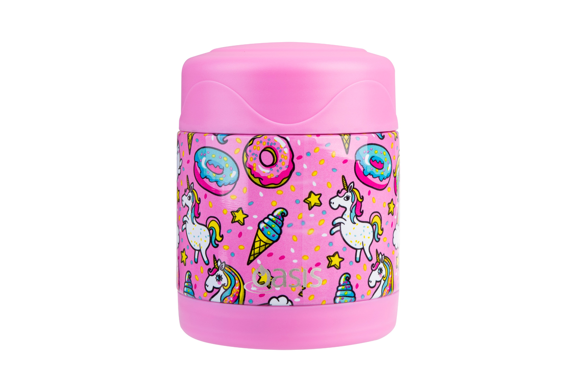 Oasis Stainless Steel Food Flask 300ml Unicorn