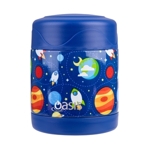 Oasis Stainless Steel Food Flask 300ml Outer Space-oasis-What's Cooking Online Store