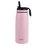 Oasis Stainless Steel Double Wall Insulated Sports Bottle with Sipper Straw 780ml Carnation