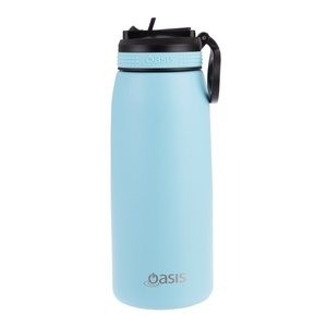 Oasis Stainless Steel Double Wall Insulated Sports Bottle with Sipper 780ml Island Blue-oasis-What's Cooking Online Store