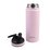 Oasis Stainless Steel Double Wall Challenger Bottle with Sipper Straw 550ml Carnation