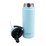 Oasis Stainless Steel Double Wall Challenger Bottle with Sipper Straw 550ml Island Blue