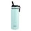 Oasis Stainless Steel Double Wall Challenger Bottle with Sipper Straw 550ml Mint