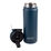 Oasis Stainless Steel Double Wall Challenger Bottle with Sipper Straw 550ml Navy