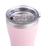 Oasis Stainless Steel Double Wall Insulated Travel Mug 350ml Carnation