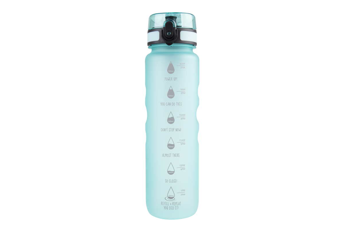 Oasis Motivational Bottle Aqua Marine 1 Litre