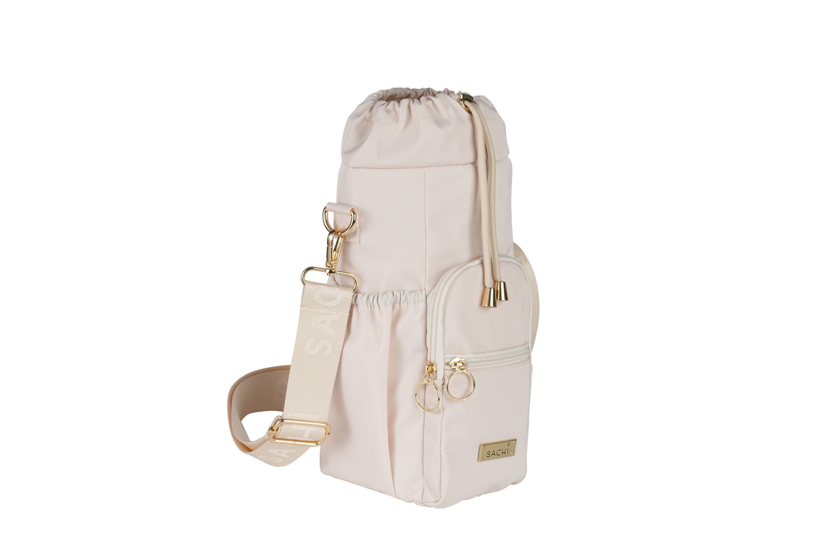 Sachi Crossbody Insulated Bottle Bag Alabaster