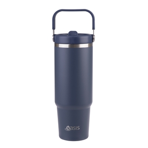 Oasis Stainless Steel Double Wall insulated Voyager Carry Tumbler 900Ml Indigo-oasis-What's Cooking Online Store