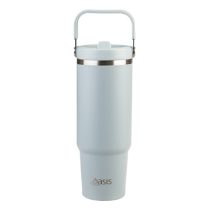 Oasis Stainless Steel Double Wall insulated Voyager Carry Tumbler 900Ml Sea Mist-oasis-What's Cooking Online Store