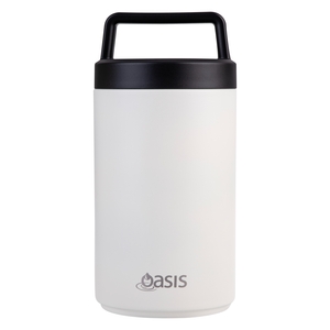 Oasis Stainless Steel Double Wall insulated Food Flask With  Handle 700Ml Alabaster-oasis-What's Cooking Online Store