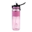 Oasis Sports Bottle With Sipper Straw 1L Pink Berry