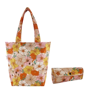 Sachi Insulated Market Tote Retro Floral-sachi-What's Cooking Online Store