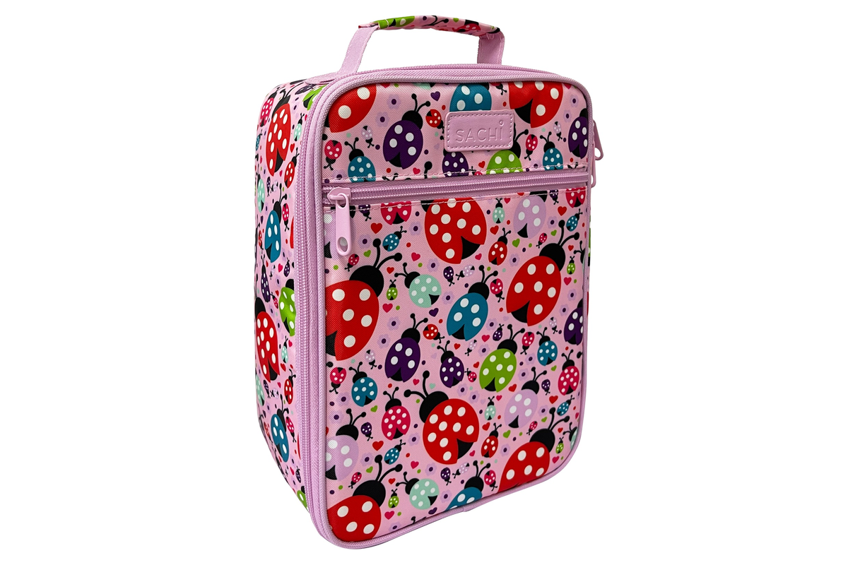 Sachi Style 225 Insulated Junior Lunch Tote Lovely Ladybugs