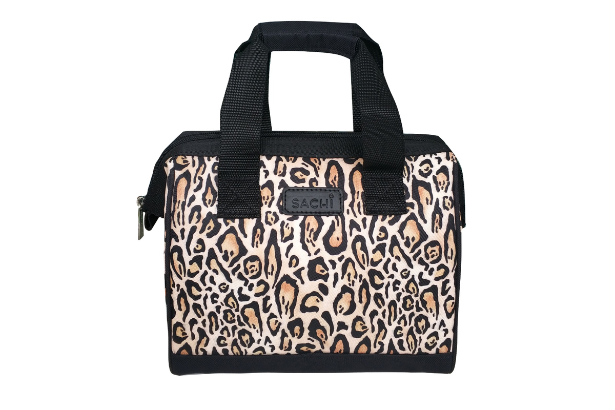 Sachi Style 34 Insulated Lunch Bag Leopard Print